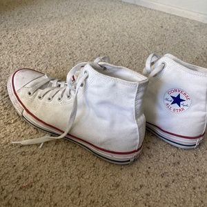 White high top converse